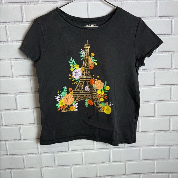 Old Navy Black and Yellow Short Sleeve Tee/size XL - Picture 2 of 7